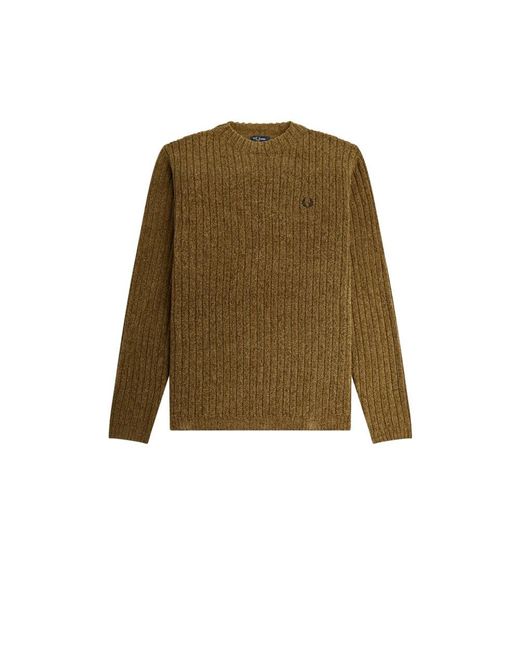 Fred Perry Green Round-Neck Knitwear for men