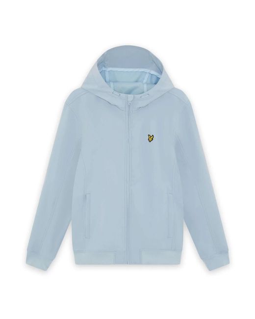 Lyle & Scott Jassen ,Blauw ,Leer Mesh Back Softshell Jacket in het Blue voor heren