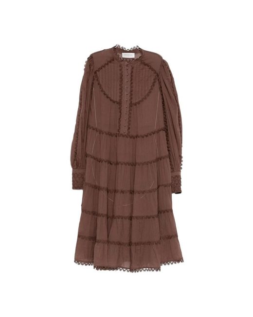 Ermanno Scervino Brown Midi Dresses