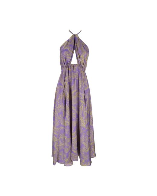 SIMONA CORSELLINI Purple Maxi Dresses