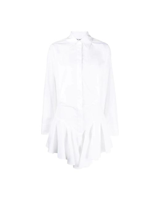 The Attico White Shirt Dresses