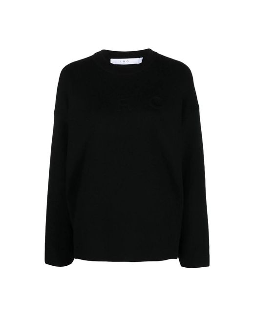 Round-Neck Knitwear IRO de color Black
