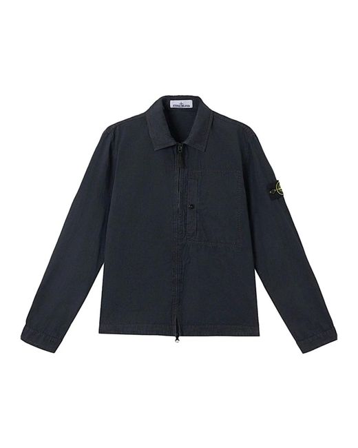 Light Jackets di Stone Island in Blue da Uomo