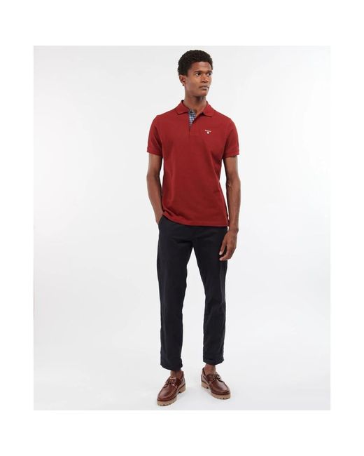 Barbour Red Polo Shirts for men