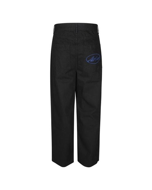 Arte' Black Straight Fit Jeans for men