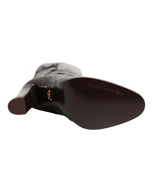 Dolce & Gabbana Black Heeled Boots