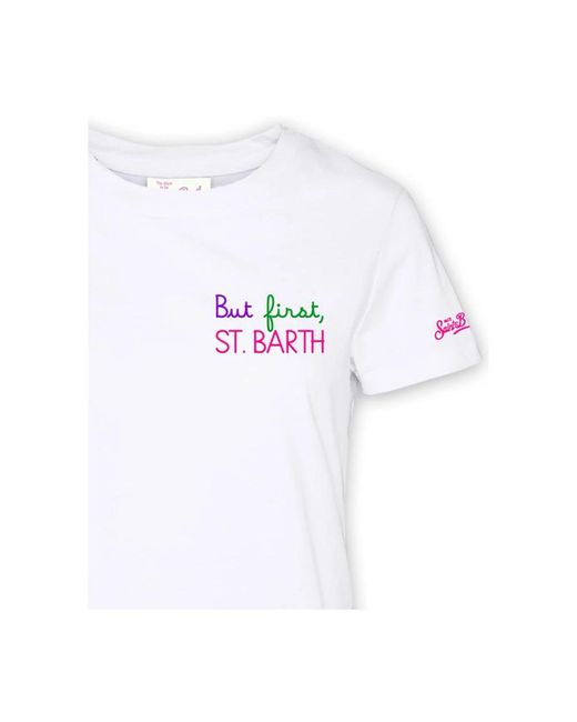 Mc2 Saint Barth White T-Shirts