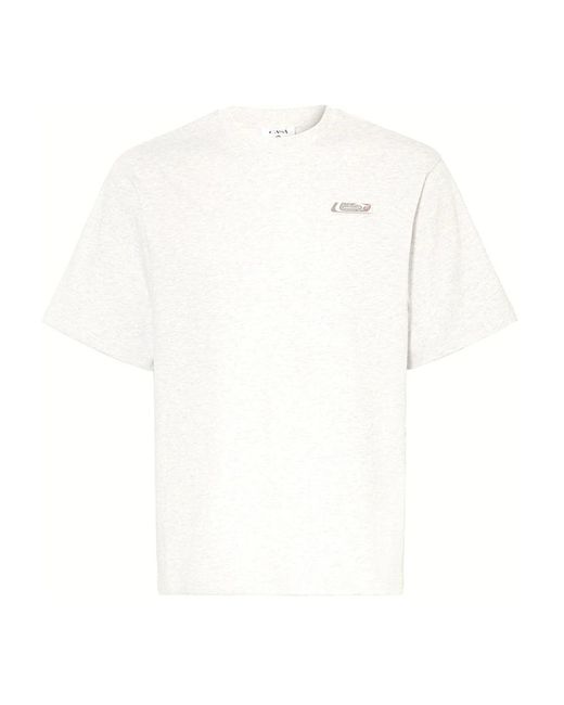 Casablanca White Oversized Tops for men