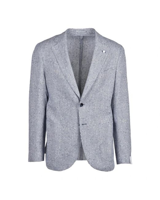 Luigi Bianchi Blue Blazers for men