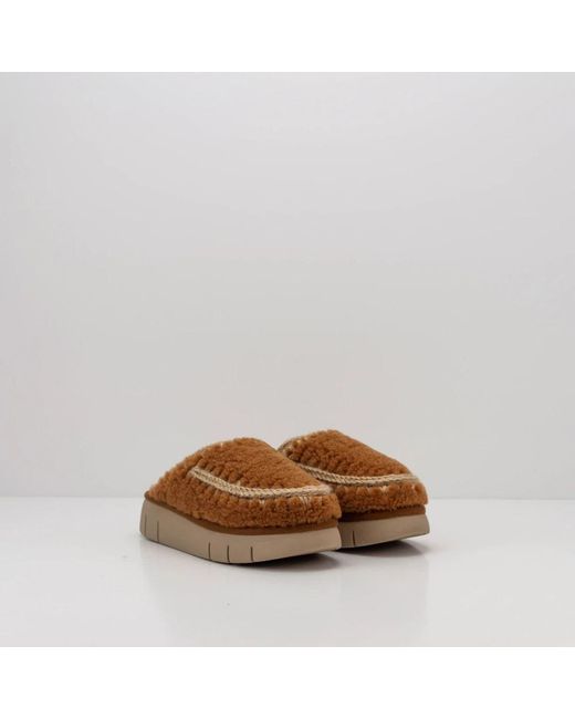 Slippers Mou en coloris Brown
