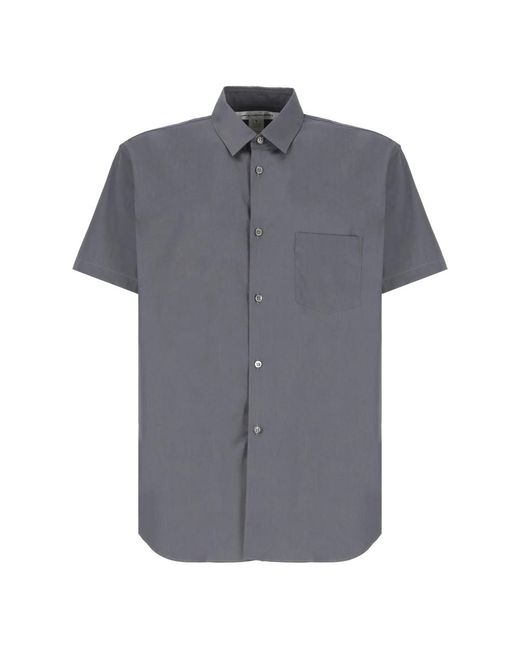 Camicia grigia con colletto e bottoni di Comme des Garçons in Gray da Uomo