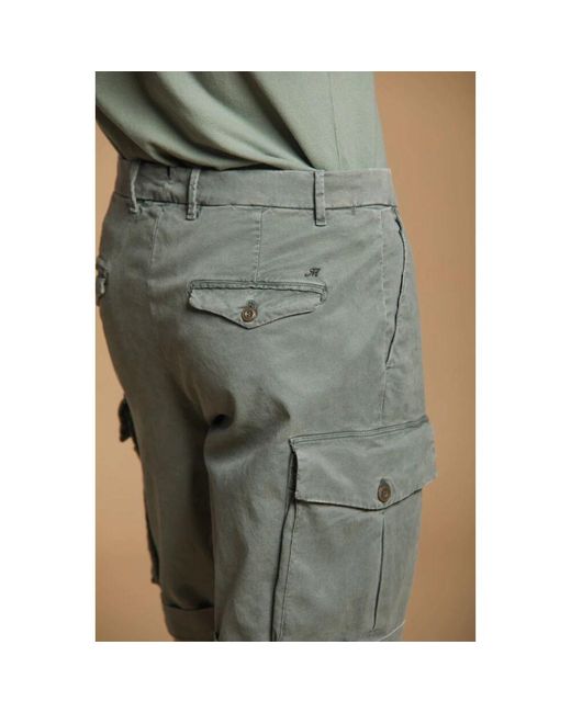 Mason's Cargo Bermuda Shorts in Gray für Herren