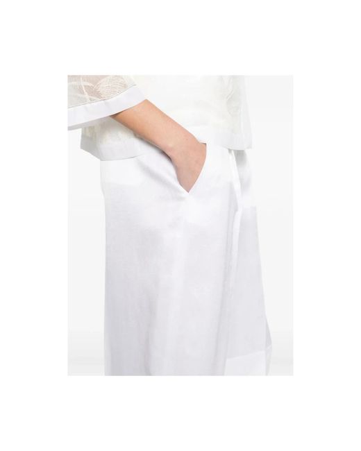 Peserico White Shorts