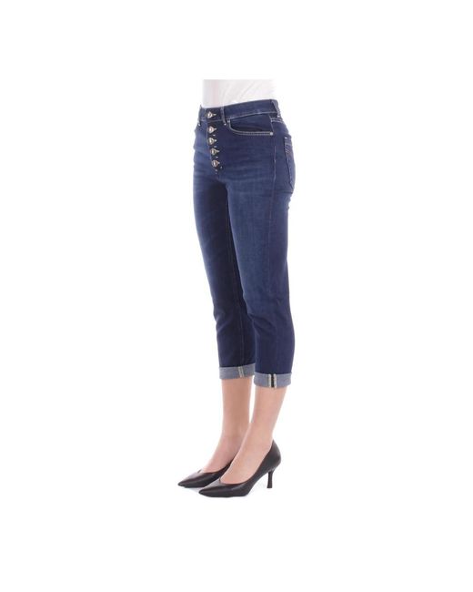 Dondup Blue Cropped Jeans