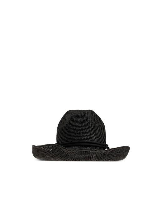 Emporio Armani Black Cloche Hat