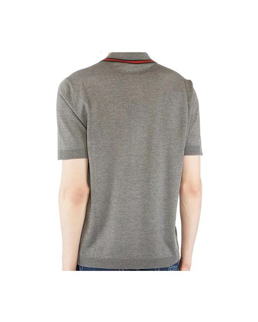 Gucci Polo in het Gray voor heren