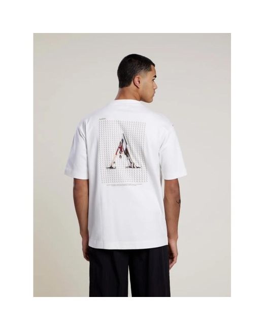 Aeden Juke Tee in het White voor heren
