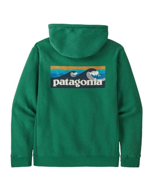 Patagonia Boardshort logo uprisal hoody in Green für Herren
