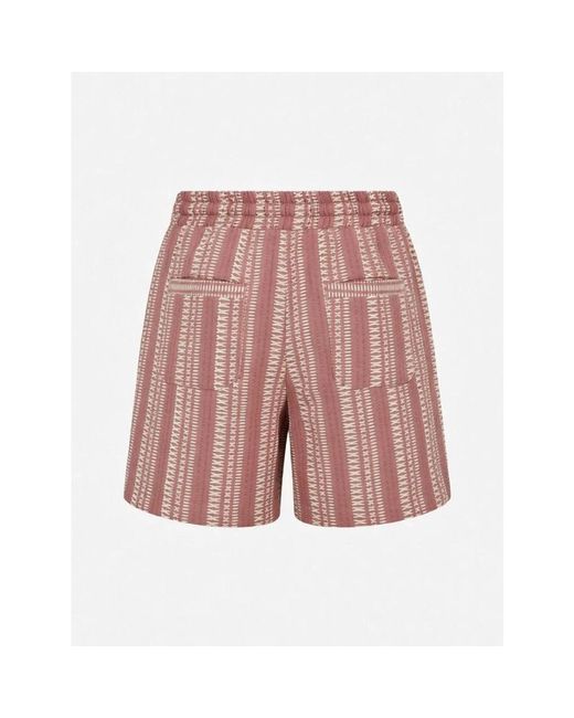Costumein Red Casual Shorts for men