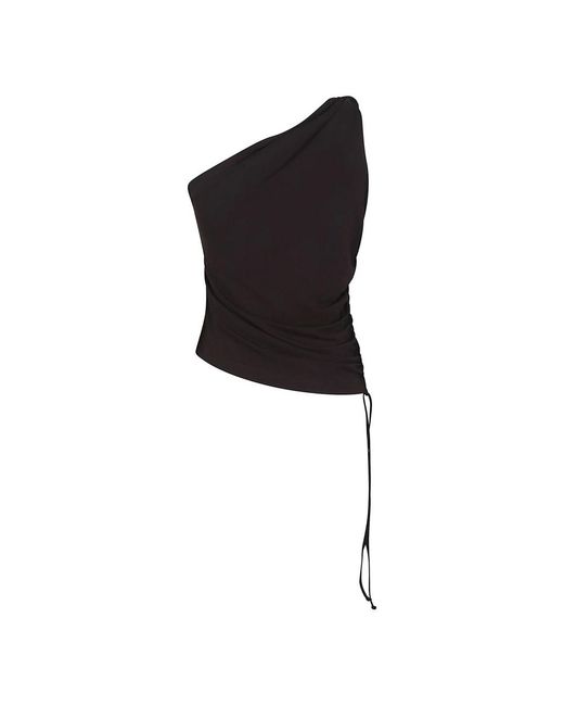 Pinko Black Sleeveless Tops