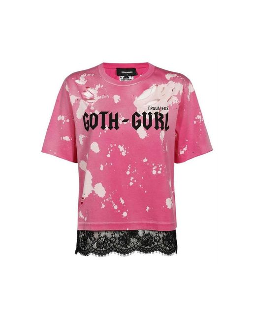 DSquared² Pink T-Shirts