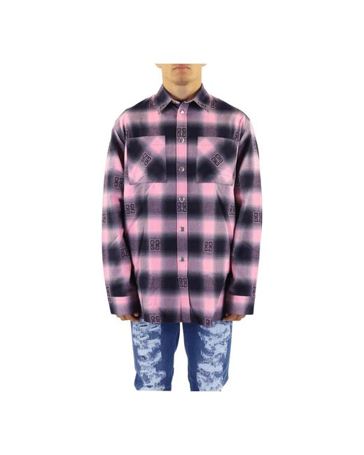 Givenchy Blue Casual Shirts for men