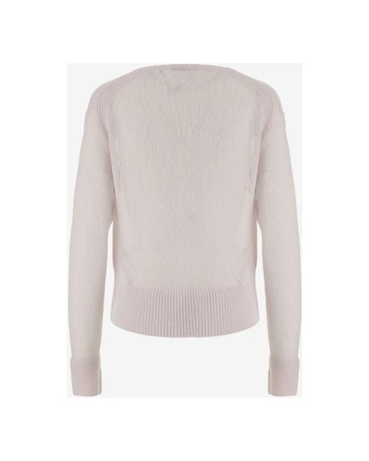 Sa Su Phi White Cashmere Knitwear