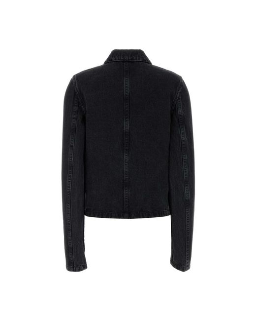 Rier Jassen ,Zwart ,Denim Dnm 26 Denim Jacket in het Black