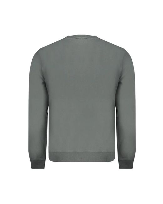 Napapijri Crew Neck Sweatshirt in het Gray voor heren