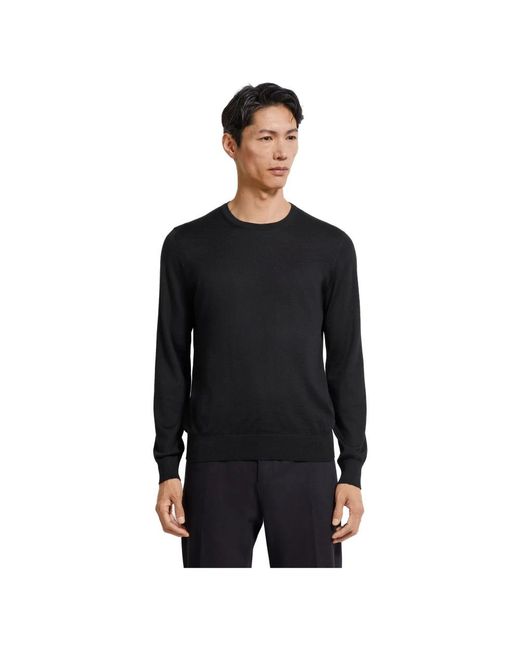 Zegna Black Cashmere Knitwear for men
