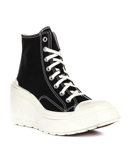 Converse Black Wedges