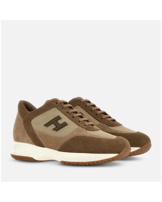 Hogan Brown Sneakers for men