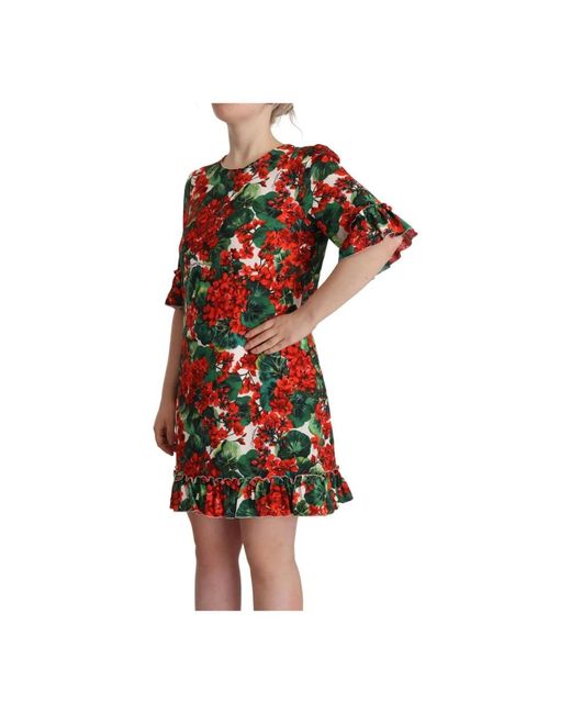 Dolce & Gabbana Red Short Dresses