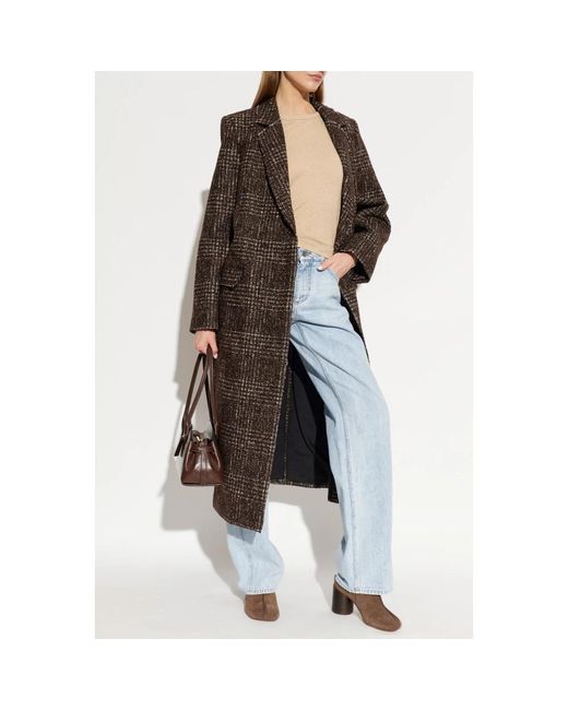 IRO Brown Double-Breasted Coats