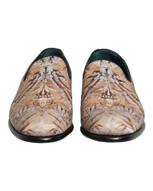 Dolce & Gabbana Brown Loafers for men