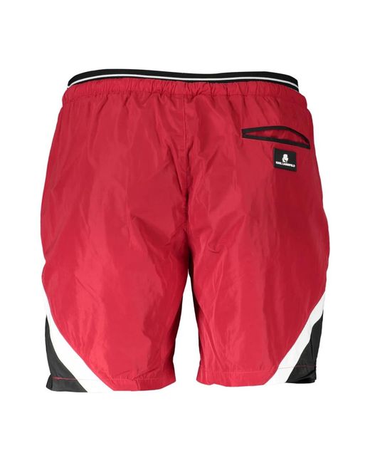 Karl Lagerfeld Red Beachwear for men