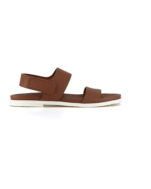 Pedro Garcia Brown Flat Sandals