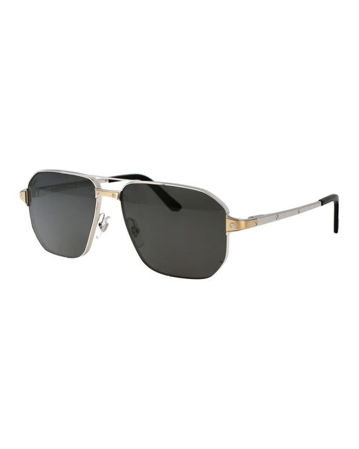 Cartier Stylische sonnenbrille ct0424s in Black für Herren