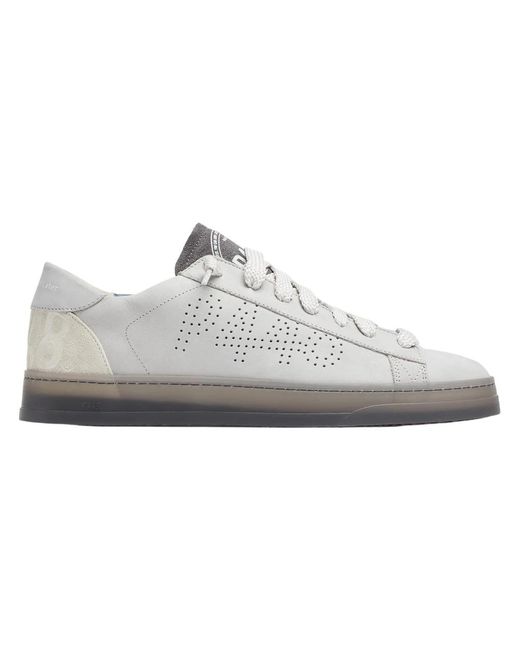 P448 White Sneakers for men