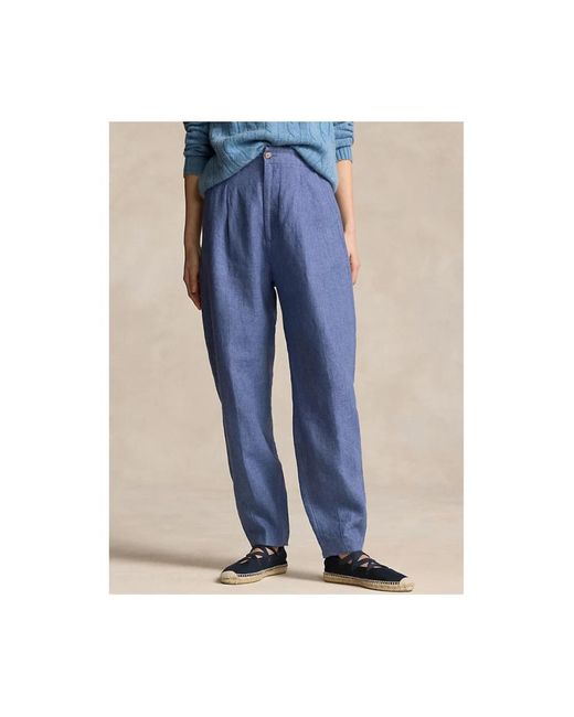 Polo Ralph Lauren Blue Tapered Trousers