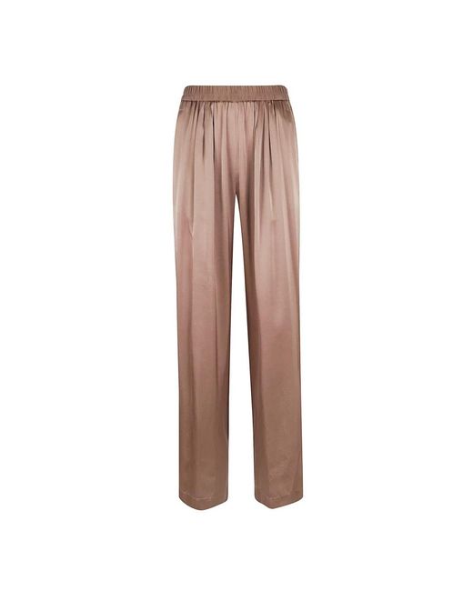 Forte_forte Brown Straight Trousers