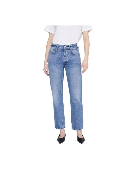 Anine Bing Blue Straight Jeans