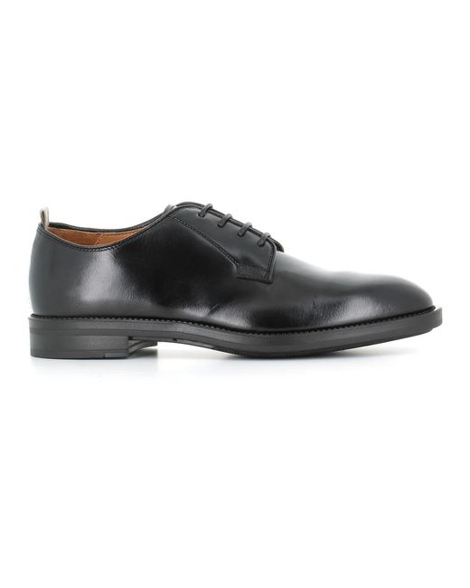 Officine Creative Black Business Shoes for men