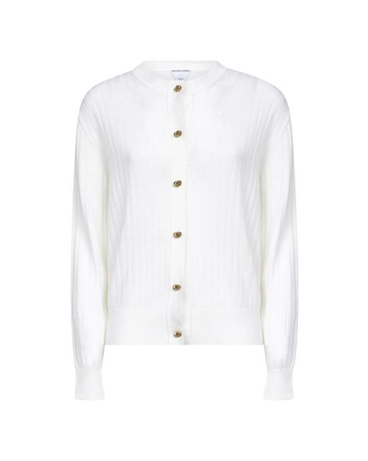 Bottega Veneta White Cardigans