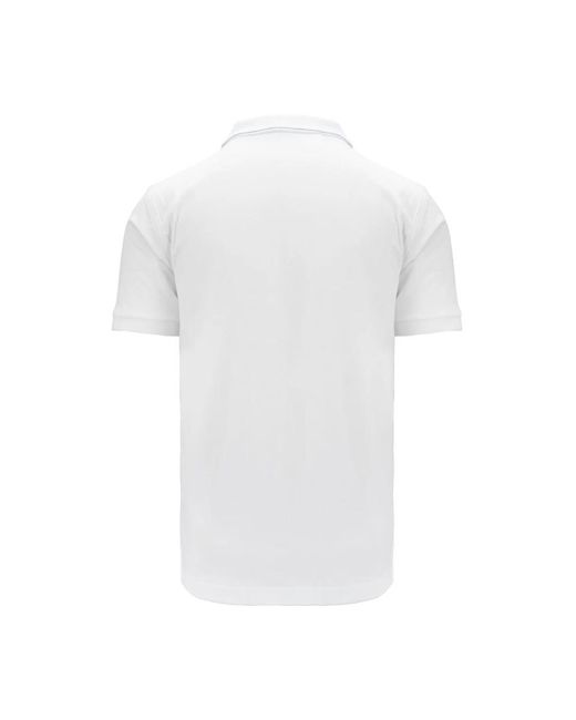 Fay Tops ,Wit ,Katoen Knoopolo Shirt in het White voor heren