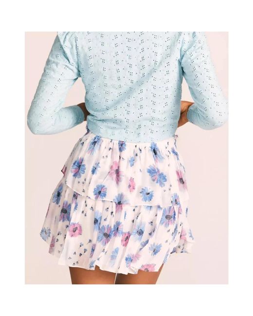 LoveShackFancy White Short Skirts