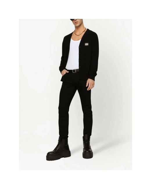Dolce & Gabbana Black Slim-Fit Jeans for men
