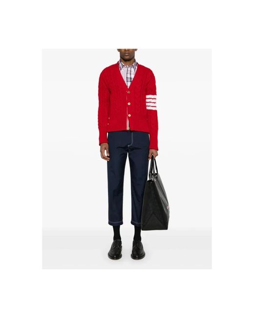 Thom Browne Prestitched Pants in het Blue voor heren