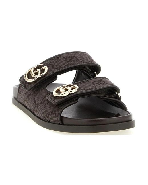 Gucci Black Sliders