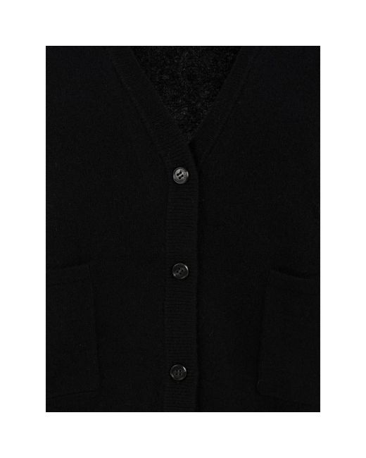 Not Shy Black Cashmere Knitwear
